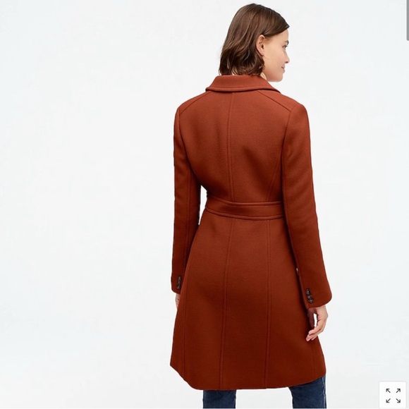 J. Crew Lady Day Coat, Italian Double Cloth - Picture 8 of 10